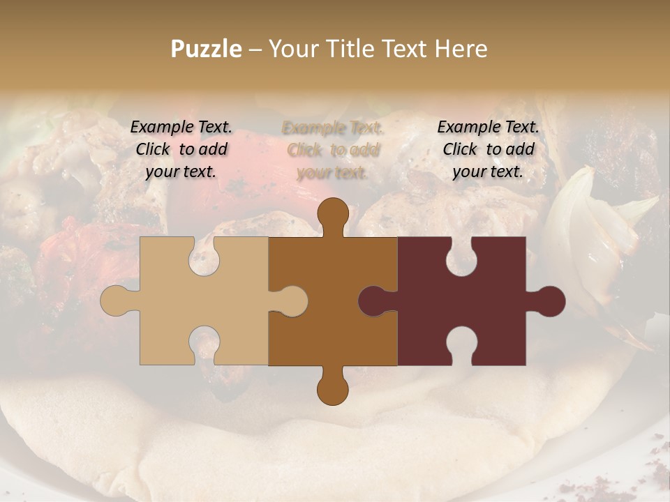 Grilled Lunch Kafta PowerPoint Template