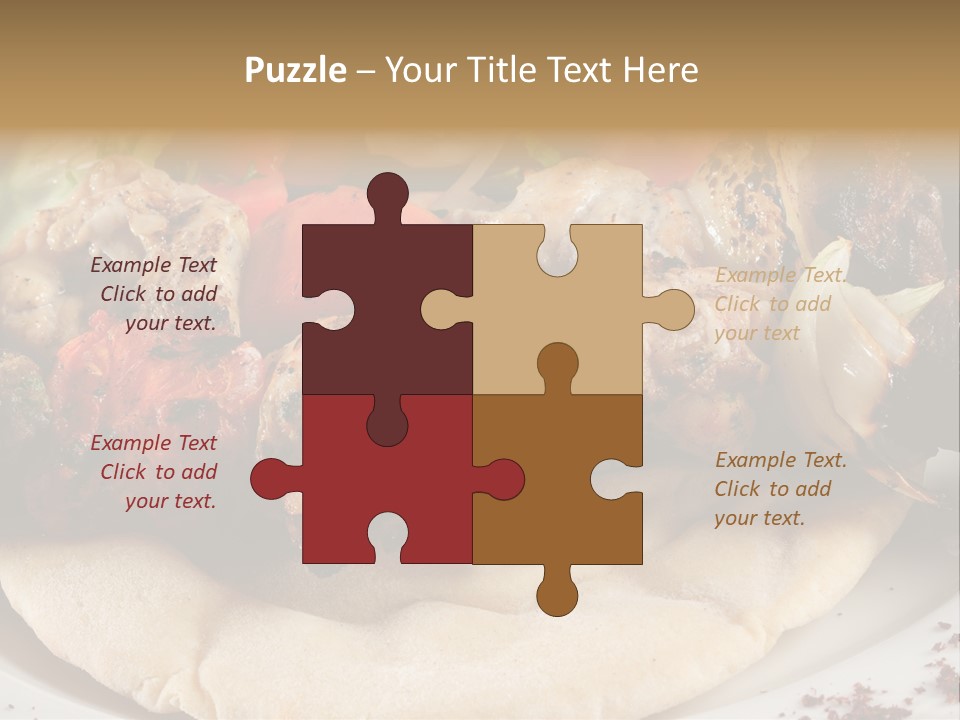 Grilled Lunch Kafta PowerPoint Template
