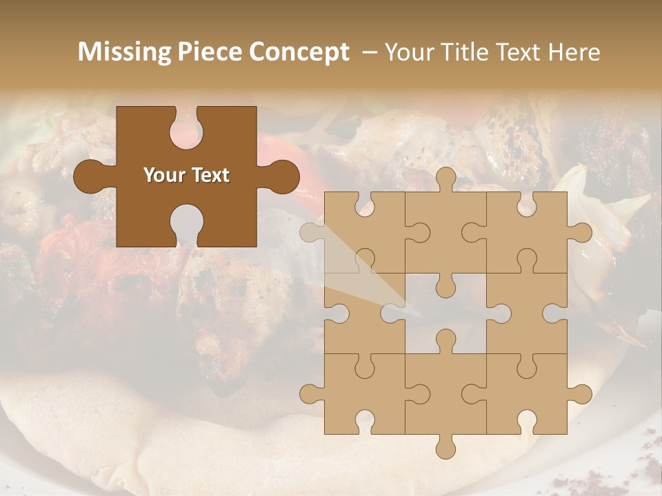Grilled Lunch Kafta PowerPoint Template