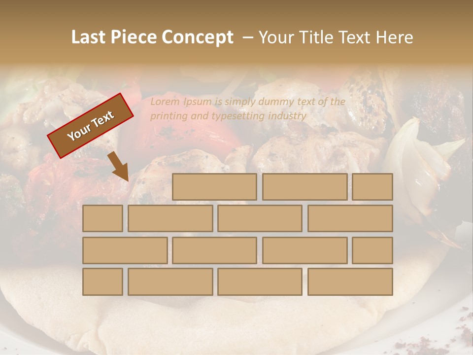 Grilled Lunch Kafta PowerPoint Template