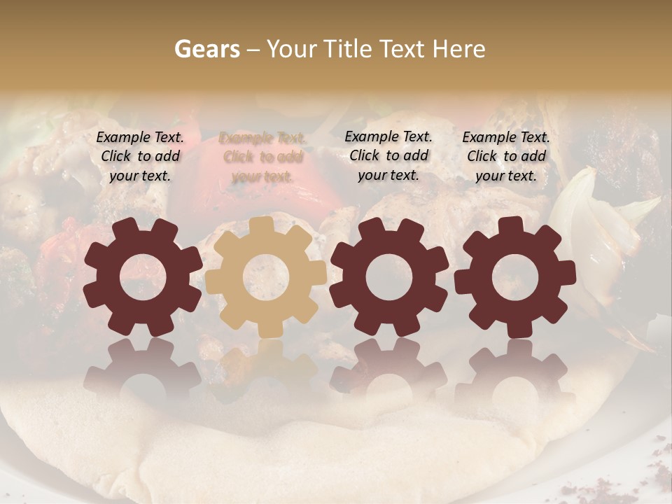 Grilled Lunch Kafta PowerPoint Template