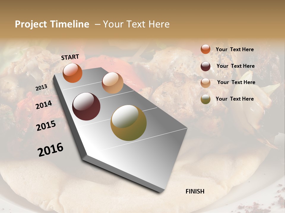 Grilled Lunch Kafta PowerPoint Template