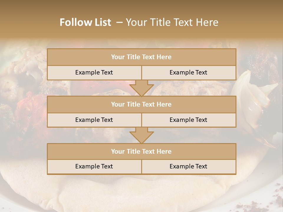 Grilled Lunch Kafta PowerPoint Template