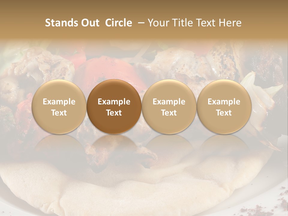 Grilled Lunch Kafta PowerPoint Template