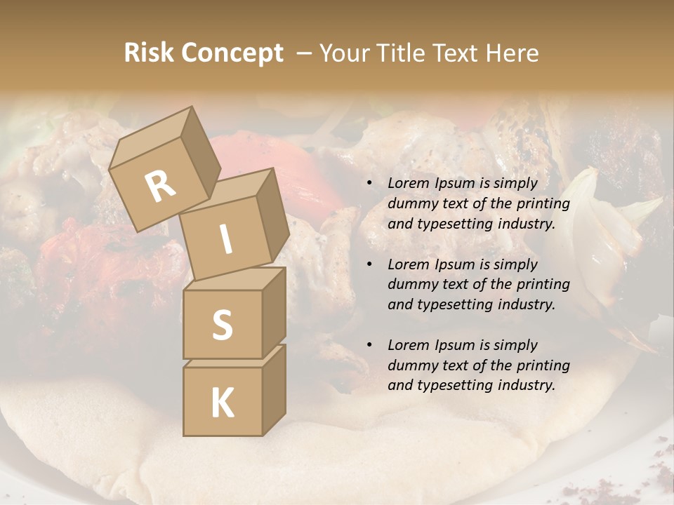 Grilled Lunch Kafta PowerPoint Template