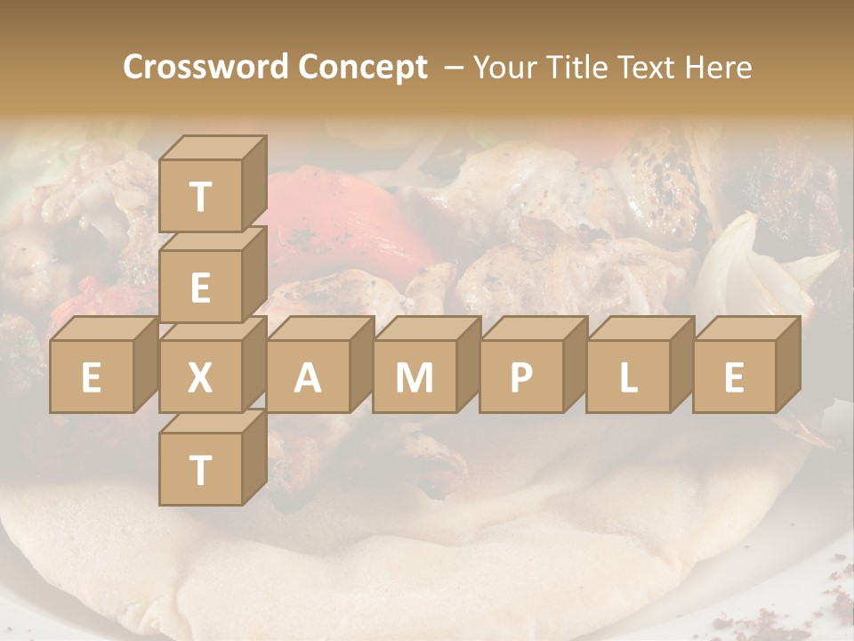 Grilled Lunch Kafta PowerPoint Template