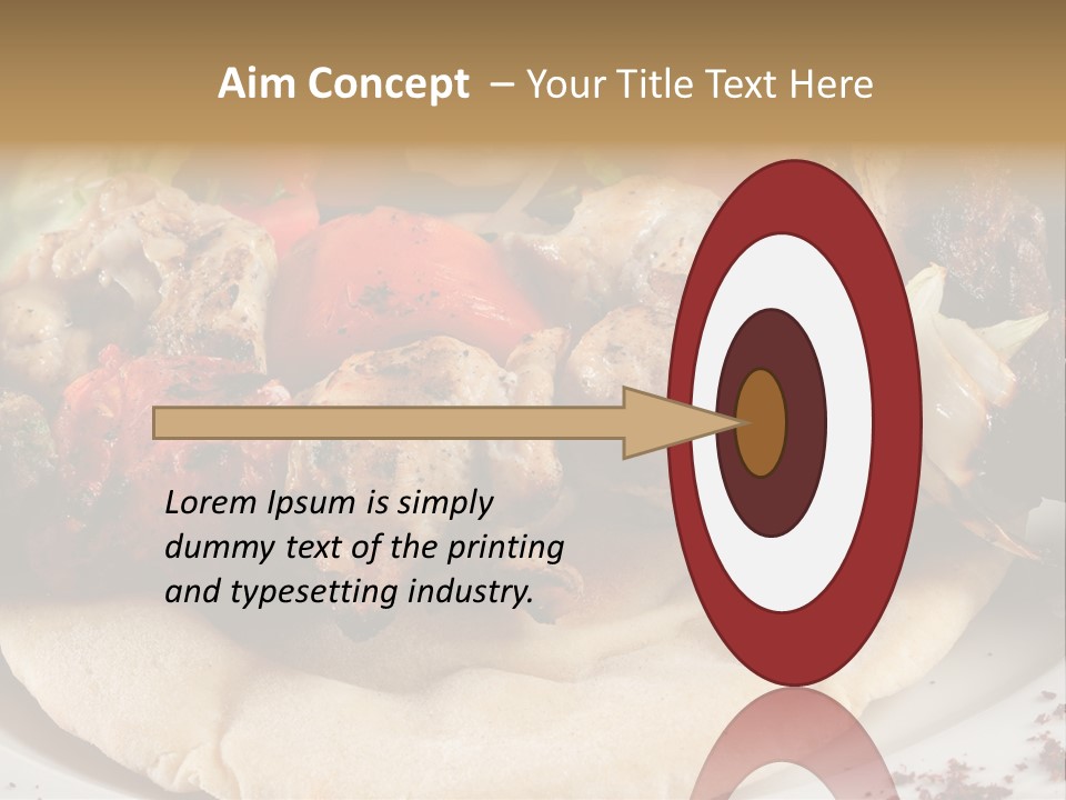 Grilled Lunch Kafta PowerPoint Template