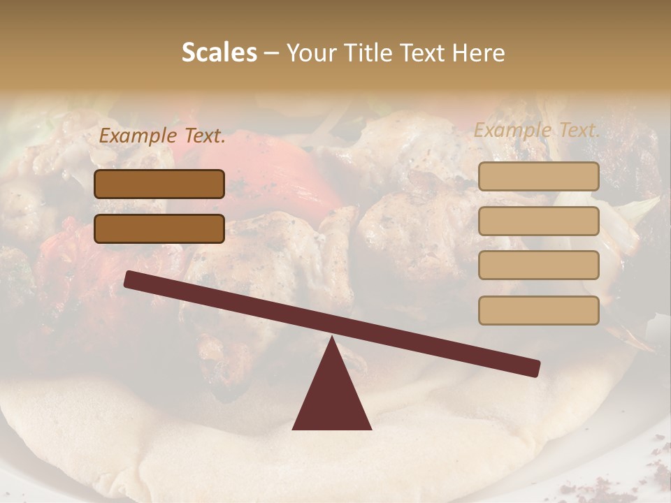 Grilled Lunch Kafta PowerPoint Template