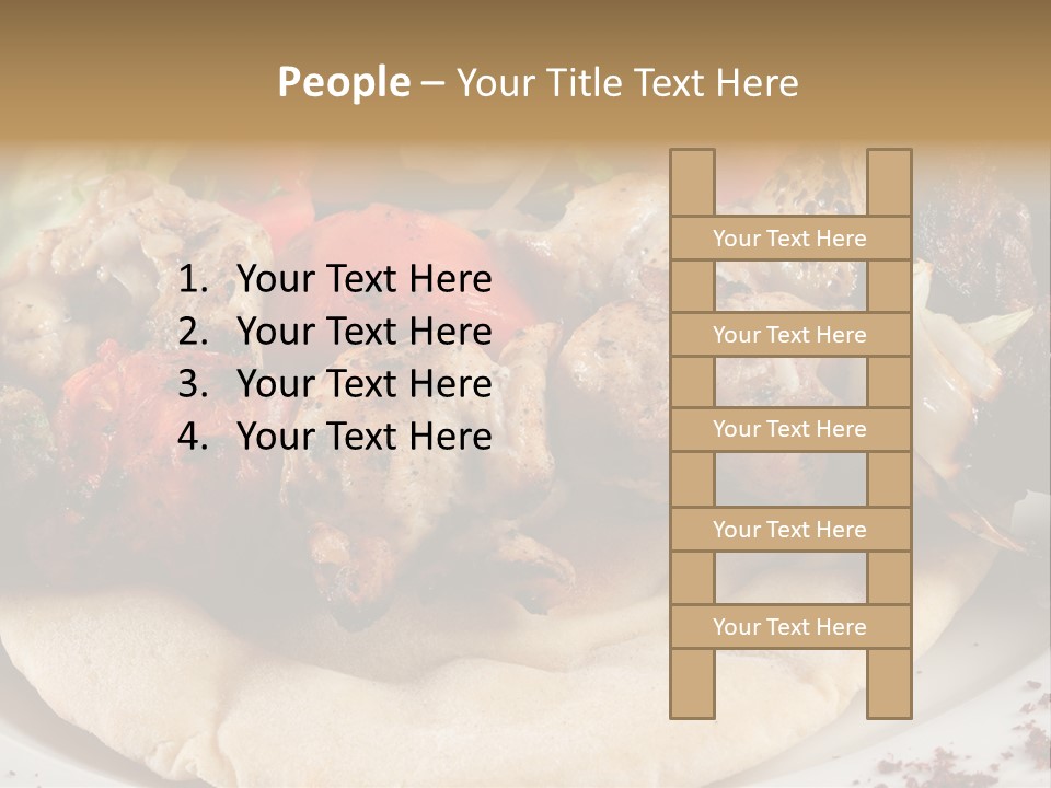 Grilled Lunch Kafta PowerPoint Template
