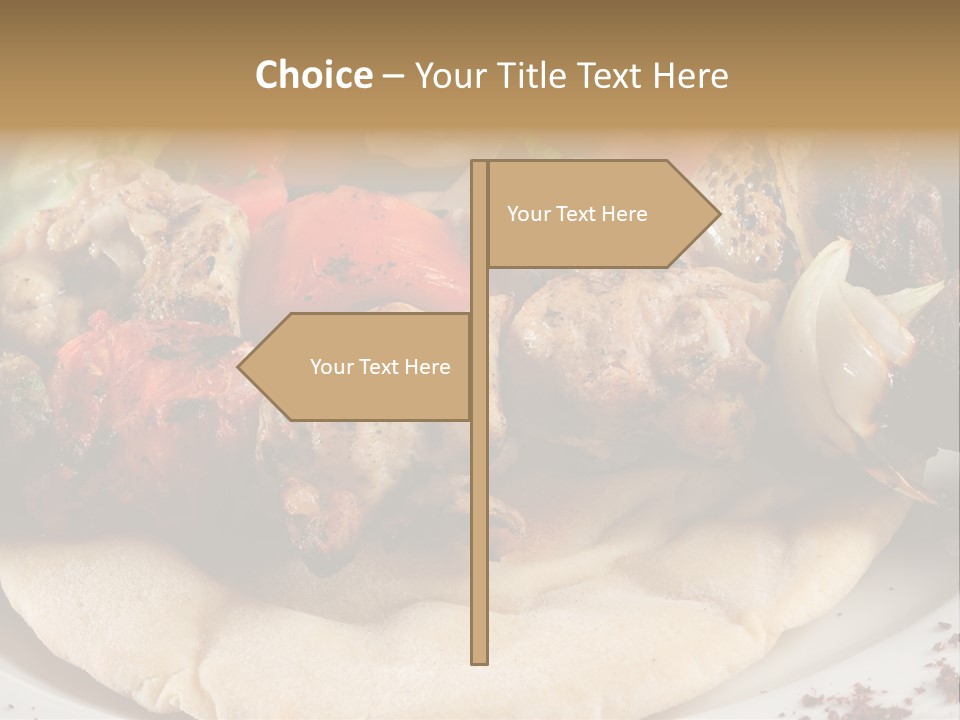 Grilled Lunch Kafta PowerPoint Template