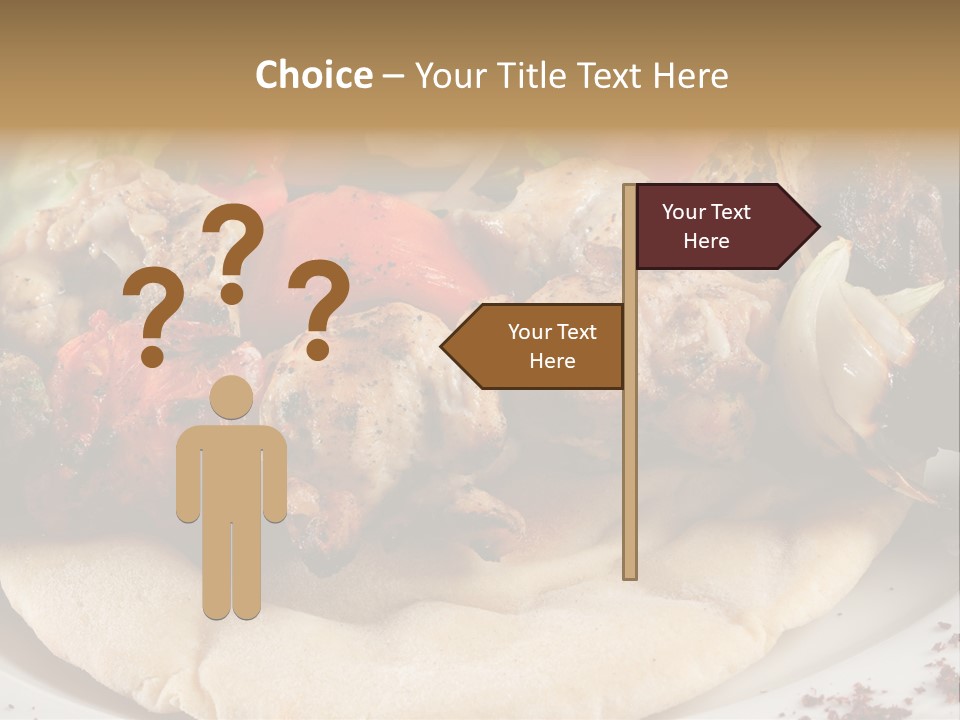 Grilled Lunch Kafta PowerPoint Template