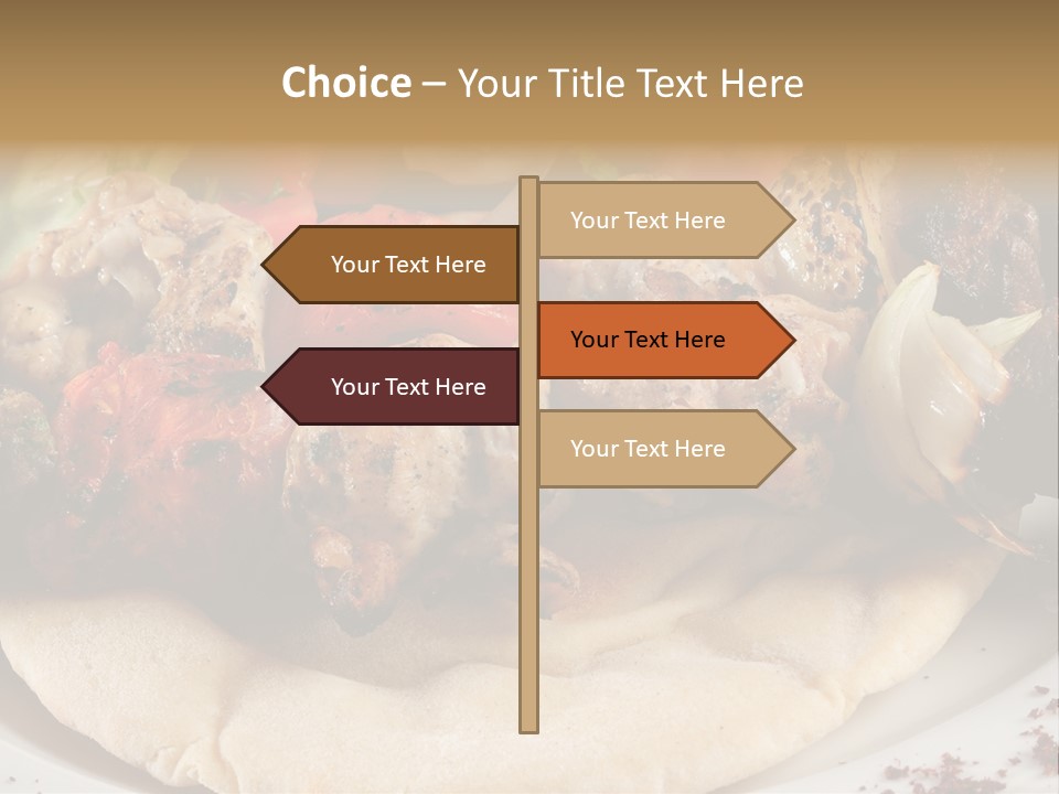 Grilled Lunch Kafta PowerPoint Template