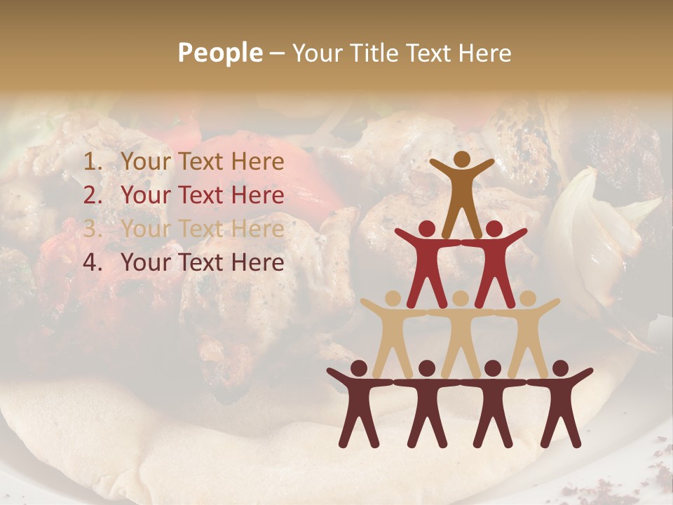 Grilled Lunch Kafta PowerPoint Template