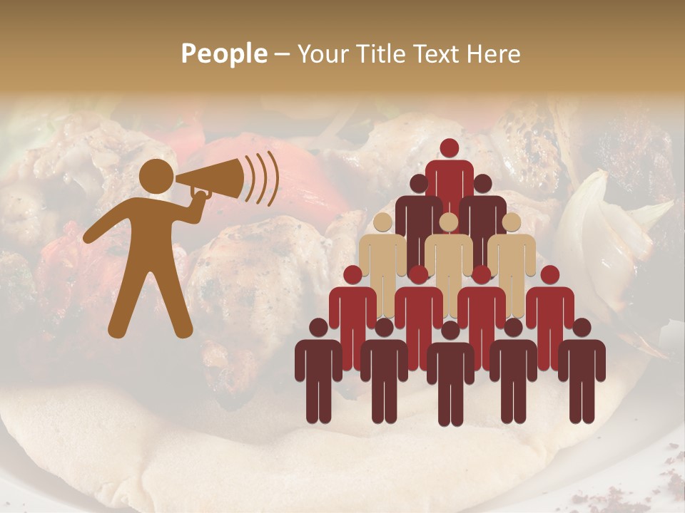 Grilled Lunch Kafta PowerPoint Template