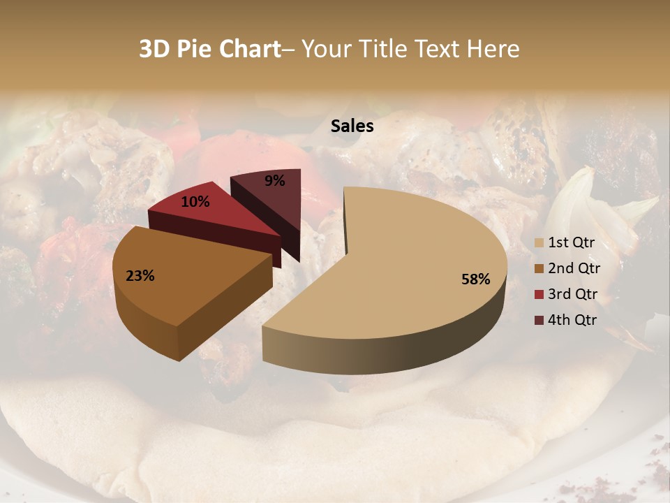 Grilled Lunch Kafta PowerPoint Template