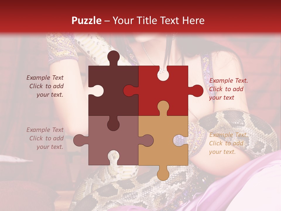 Feminine Scheherazade Python PowerPoint Template