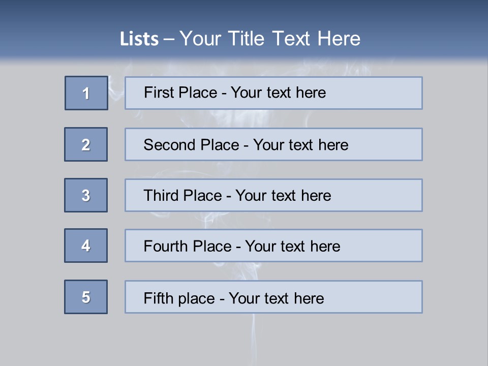 Tobacco Bad Smoke PowerPoint Template