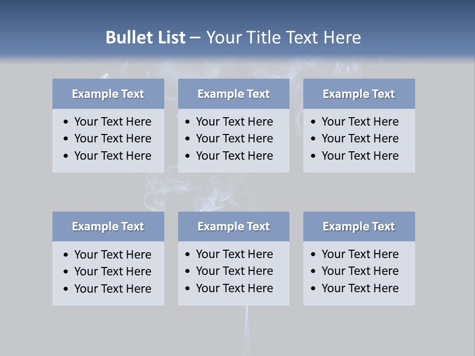 Tobacco Bad Smoke PowerPoint Template