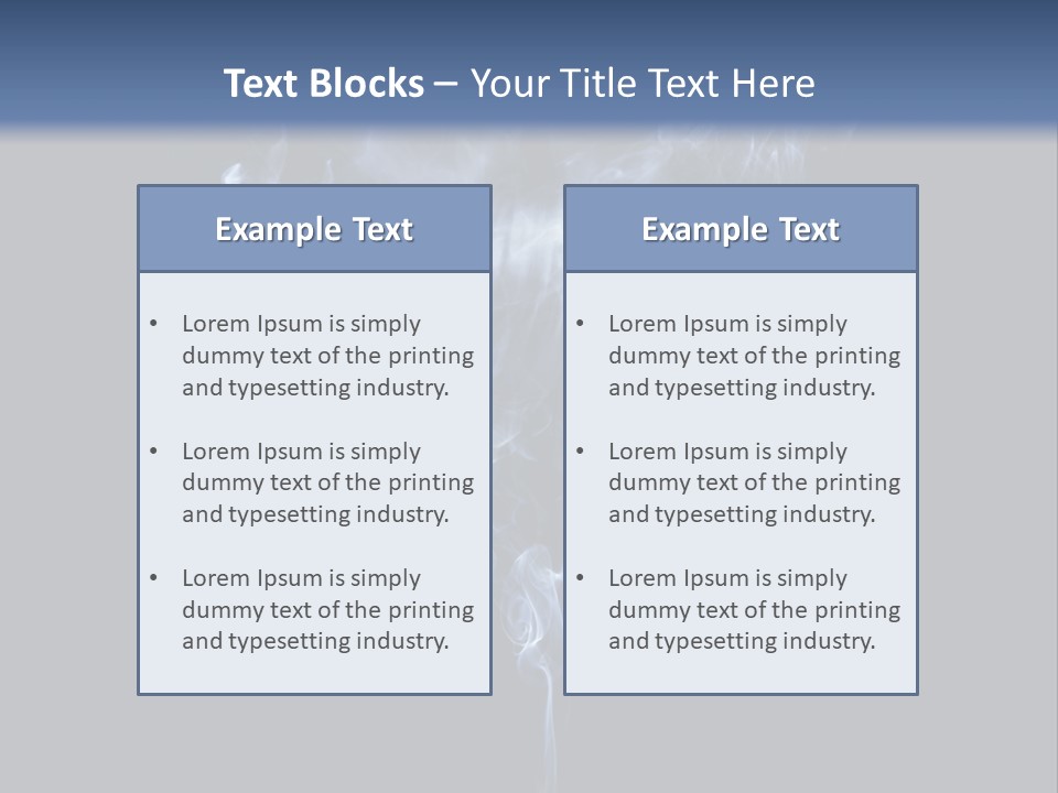 Tobacco Bad Smoke PowerPoint Template