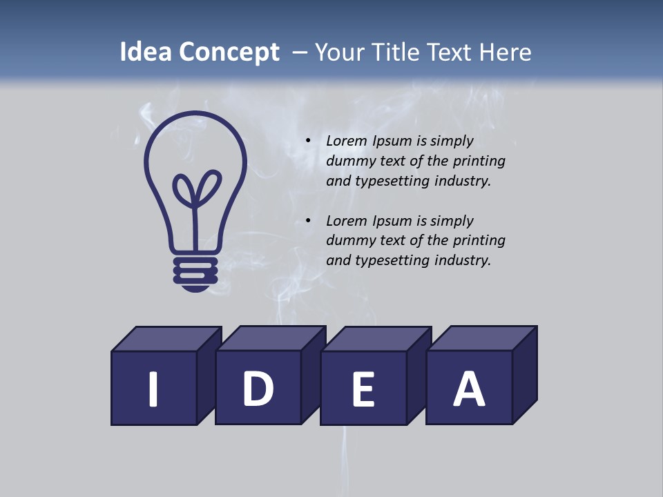 Tobacco Bad Smoke PowerPoint Template