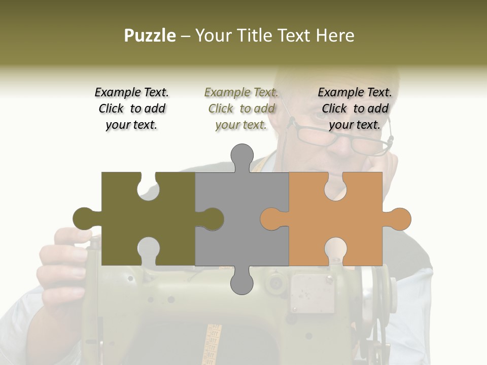 Cutter Sample Mature PowerPoint Template