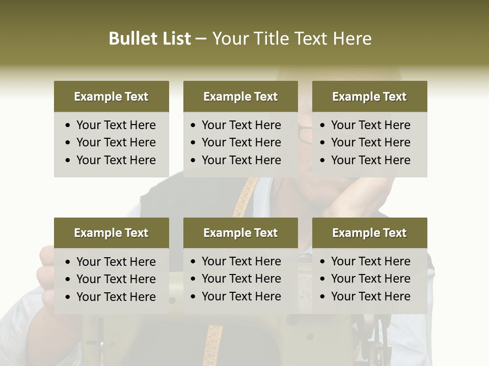 Cutter Sample Mature PowerPoint Template