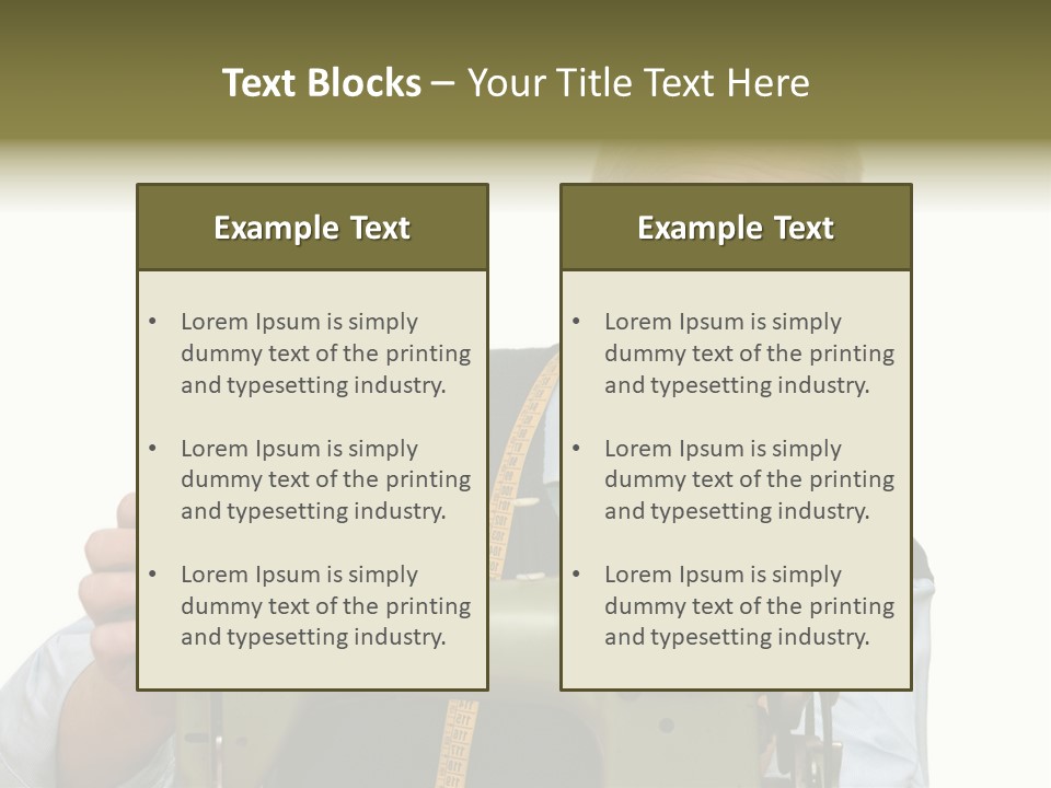 Cutter Sample Mature PowerPoint Template