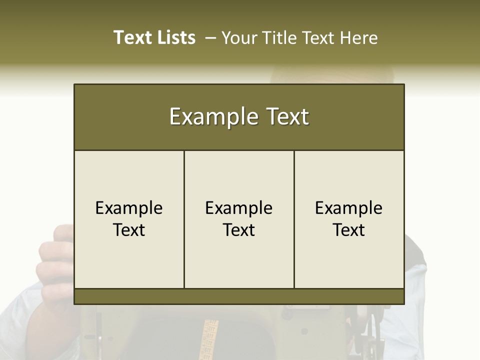 Cutter Sample Mature PowerPoint Template