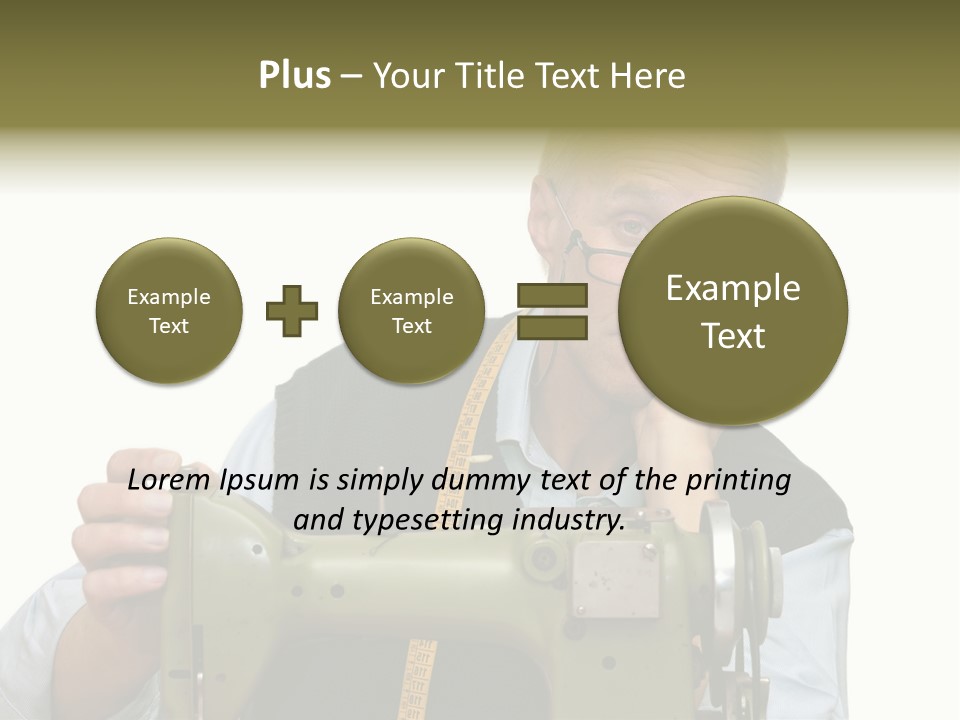 Cutter Sample Mature PowerPoint Template