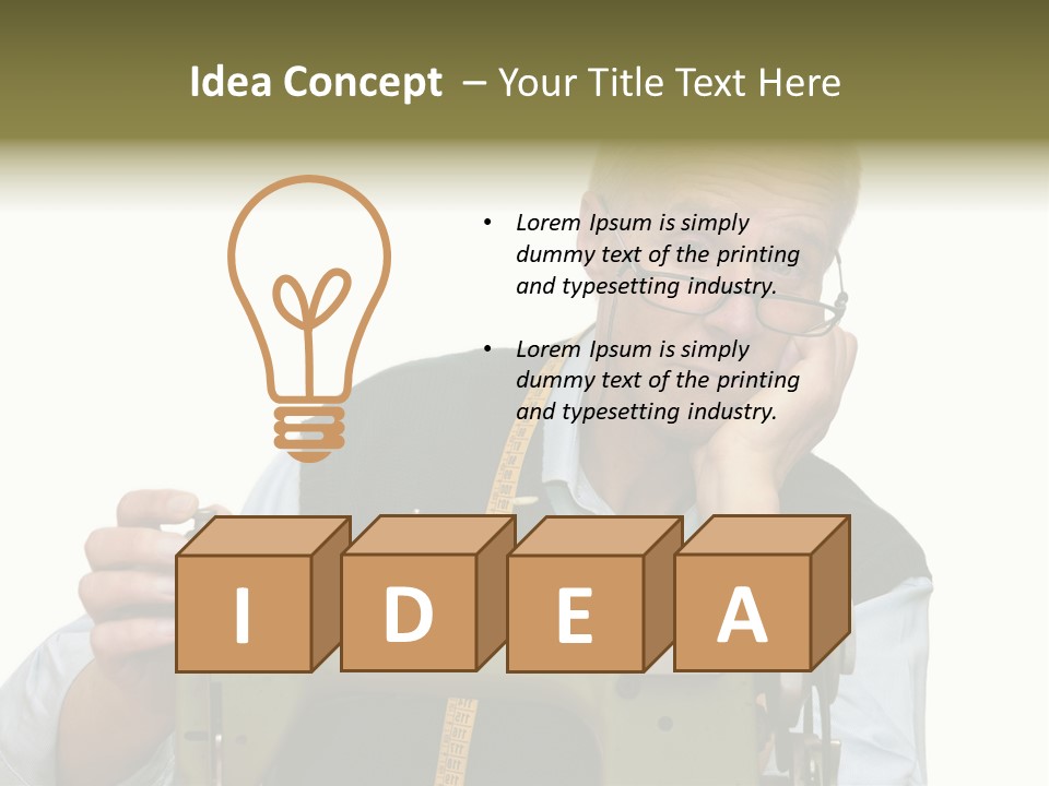 Cutter Sample Mature PowerPoint Template