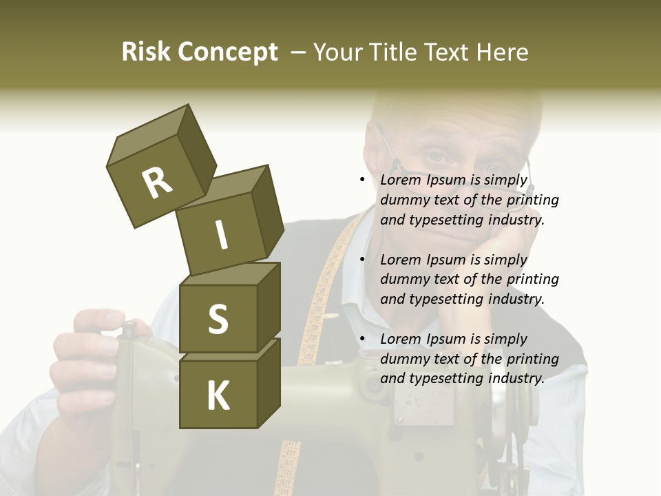 Cutter Sample Mature PowerPoint Template