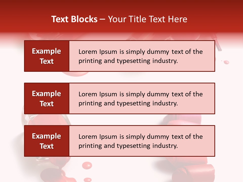 Cosmetics Background Still PowerPoint Template