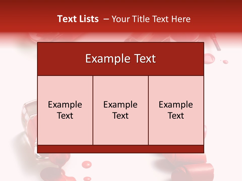 Cosmetics Background Still PowerPoint Template