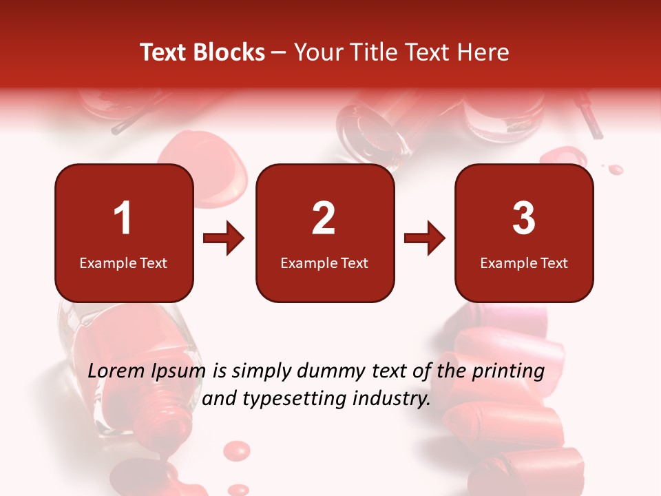 Cosmetics Background Still PowerPoint Template