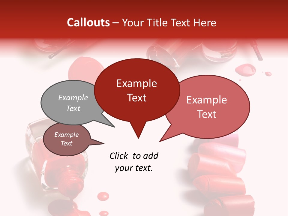 Cosmetics Background Still PowerPoint Template