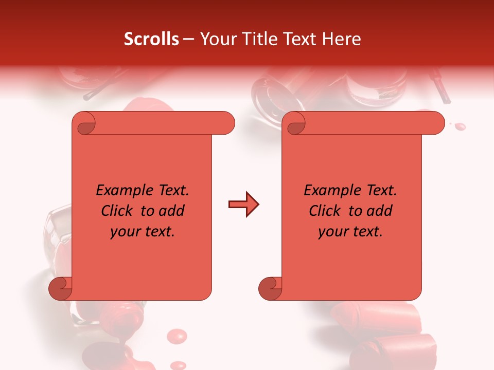 Cosmetics Background Still PowerPoint Template
