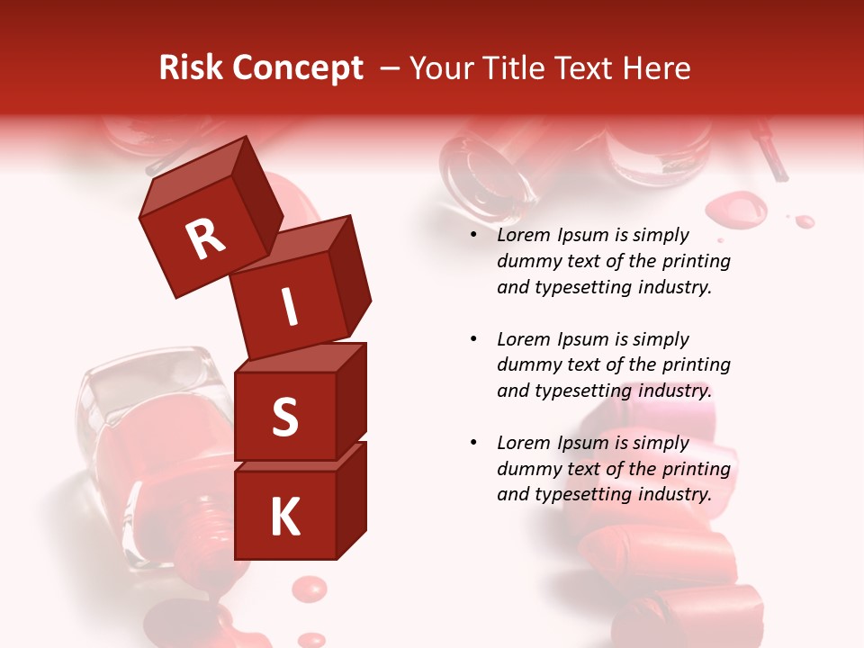 Cosmetics Background Still PowerPoint Template