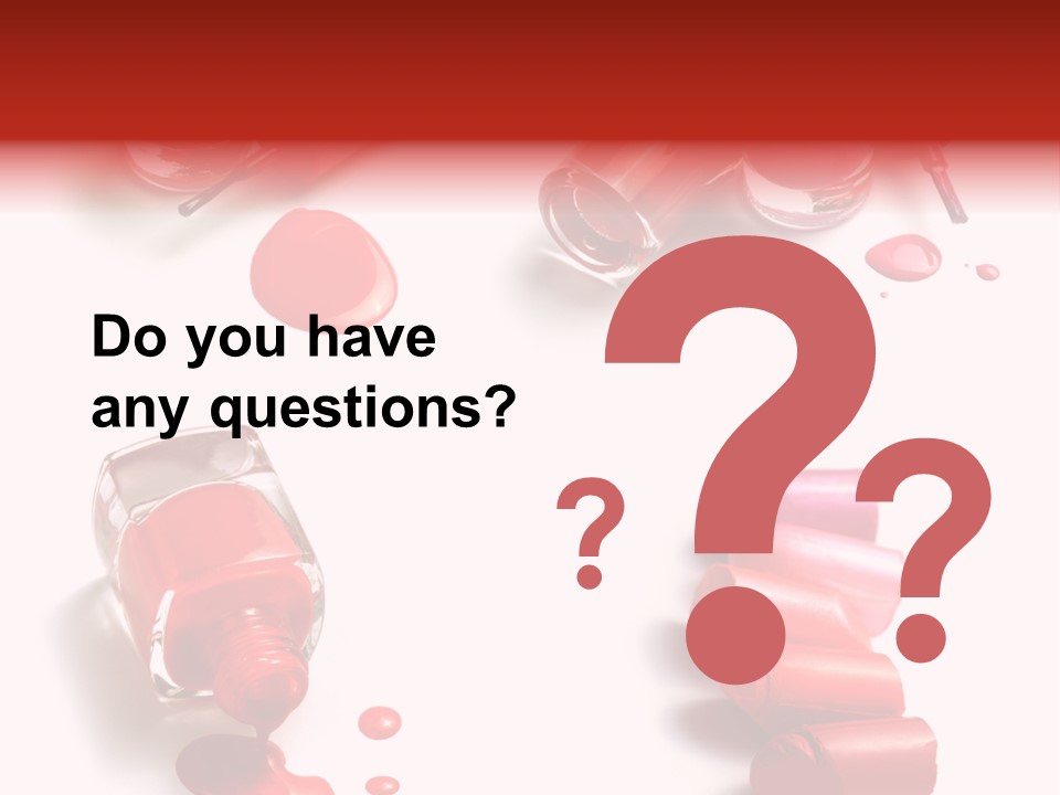 Cosmetics Background Still PowerPoint Template