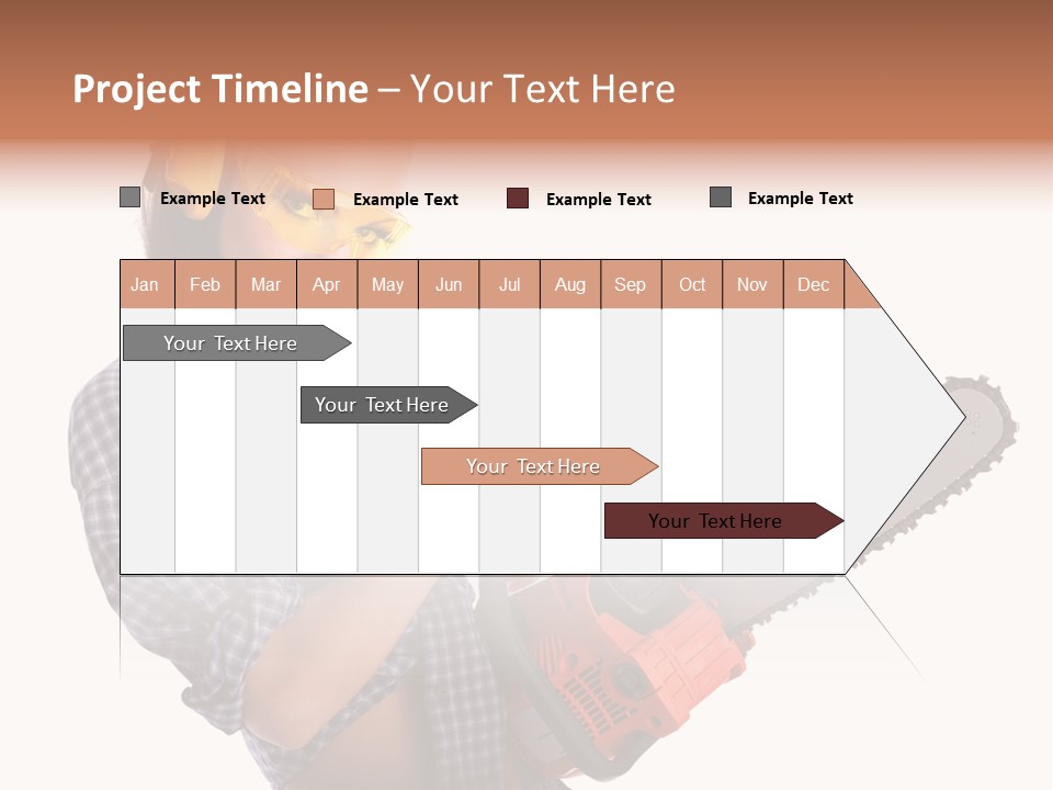 Shorts Girl Caucasian PowerPoint Template