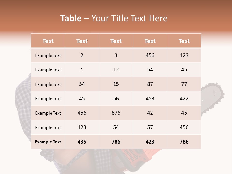 Shorts Girl Caucasian PowerPoint Template