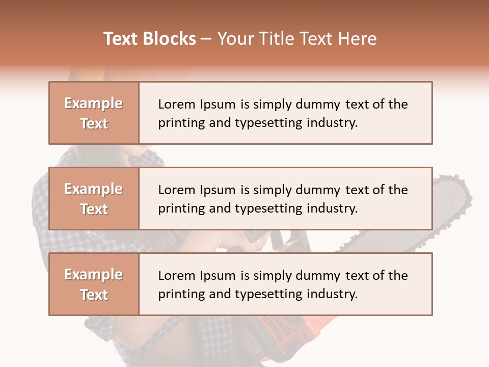 Shorts Girl Caucasian PowerPoint Template