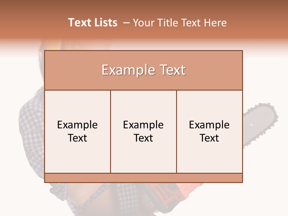 Shorts Girl Caucasian PowerPoint Template