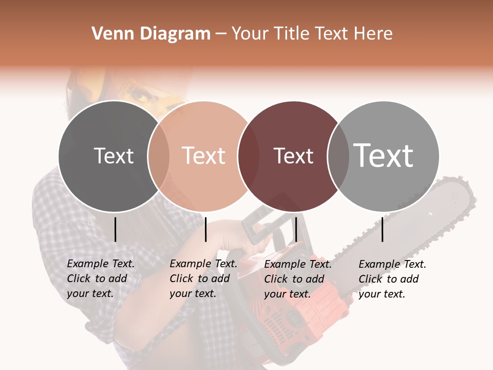 Shorts Girl Caucasian PowerPoint Template