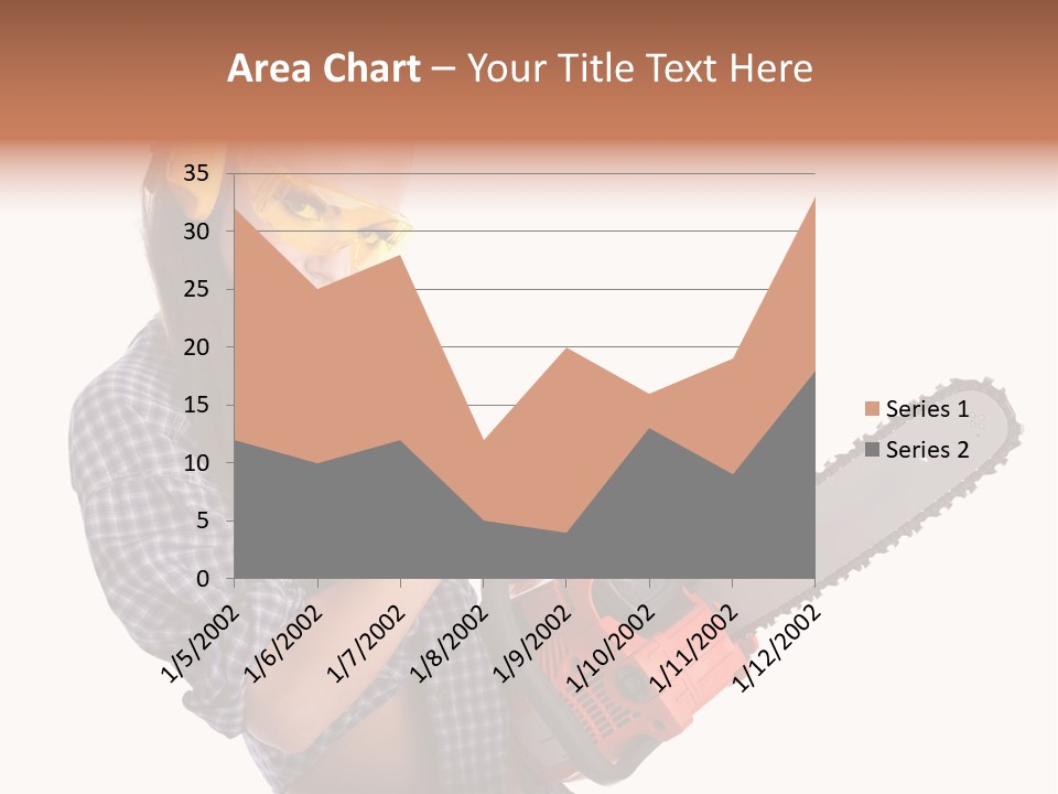 Shorts Girl Caucasian PowerPoint Template