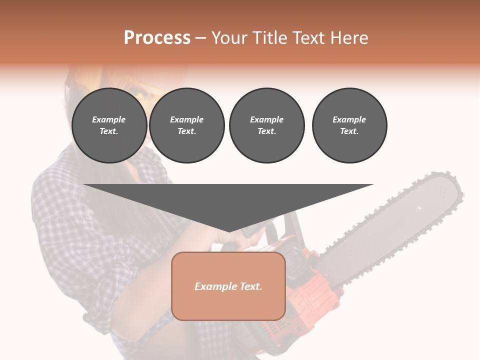 Shorts Girl Caucasian PowerPoint Template