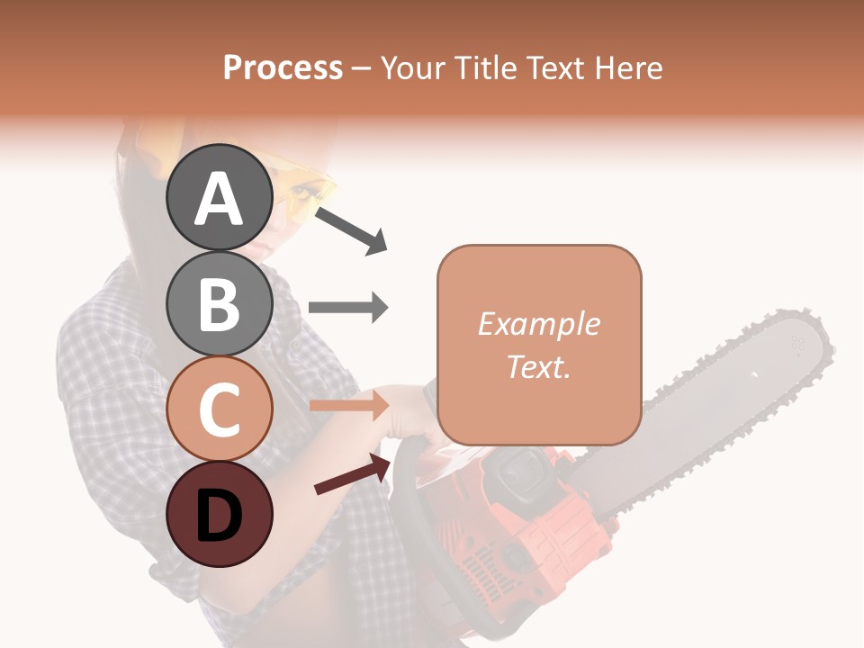 Shorts Girl Caucasian PowerPoint Template