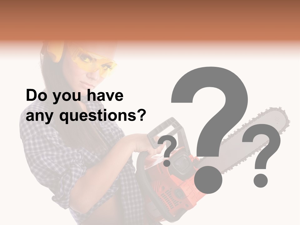 Shorts Girl Caucasian PowerPoint Template