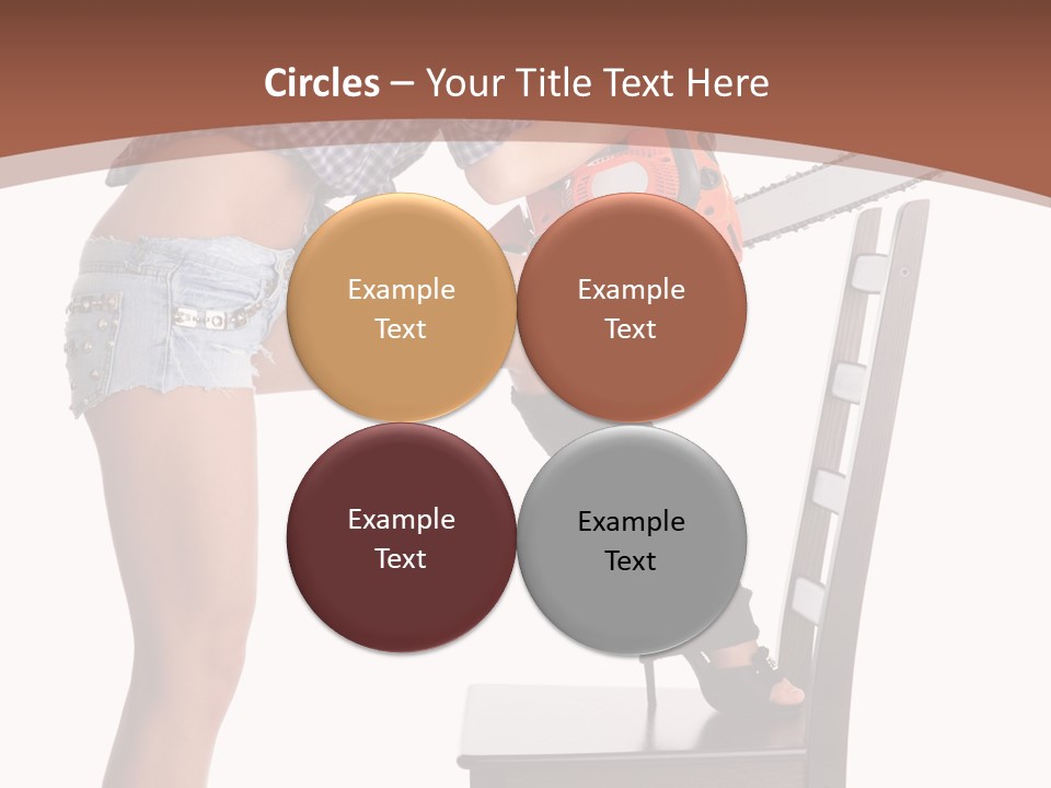 Shorts Tool Earphones PowerPoint Template