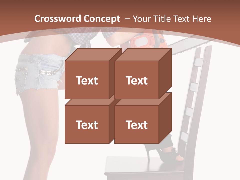 Shorts Tool Earphones PowerPoint Template