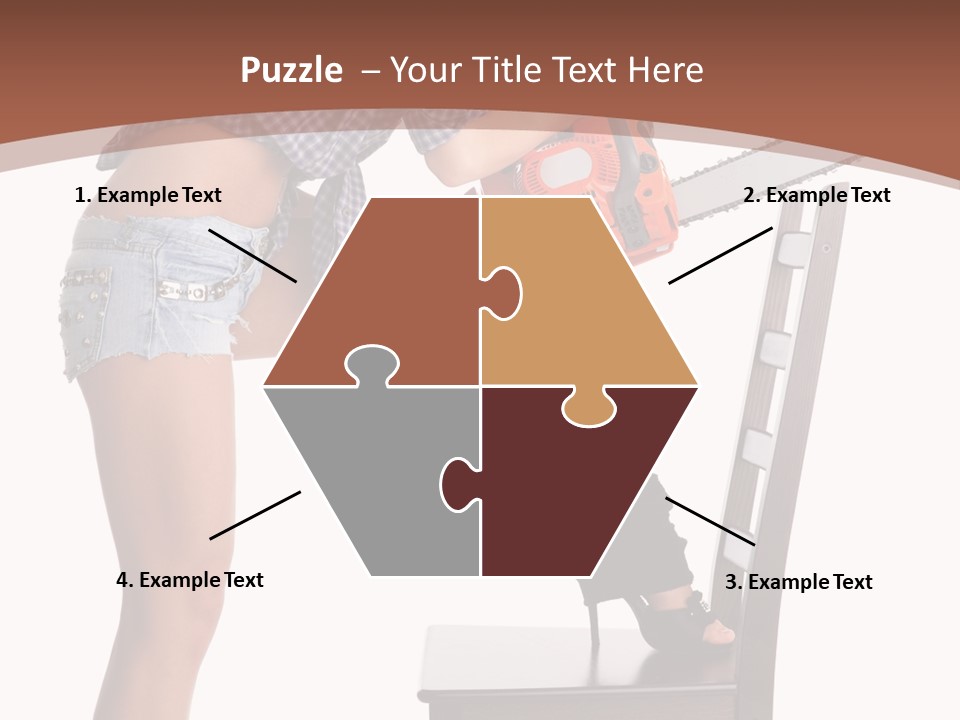 Shorts Tool Earphones PowerPoint Template